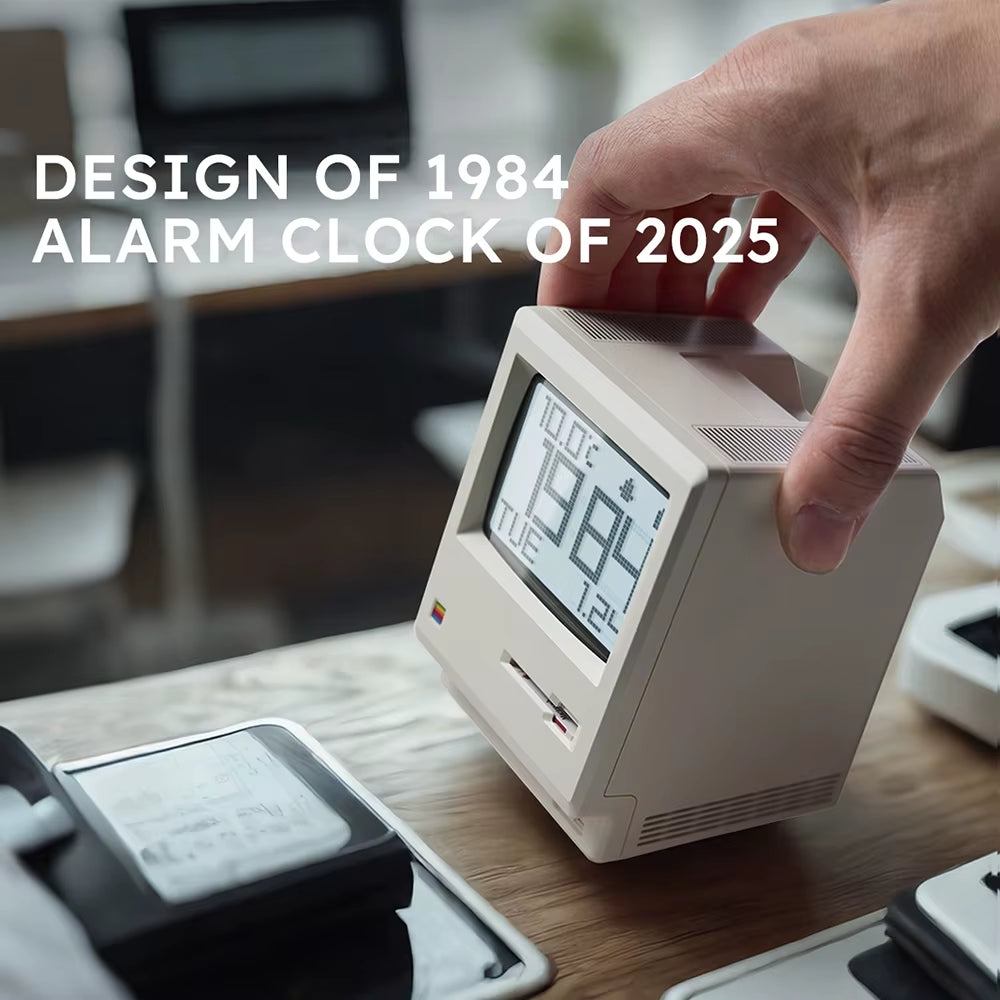 MacLock Retro Alarm Clock — Vintage Design, Modern Precision
