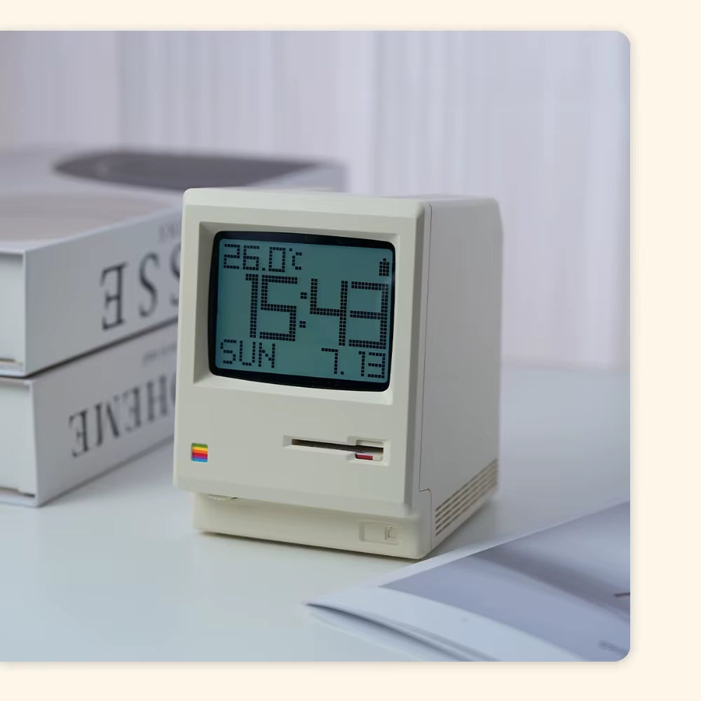 MacLock Retro Alarm Clock — Vintage Design, Modern Precision