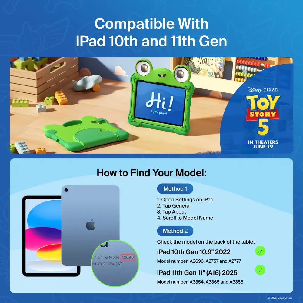 Belkin Disney Toy Story 5 Lilypad Case for Ipad 10Th and 11Th Gen